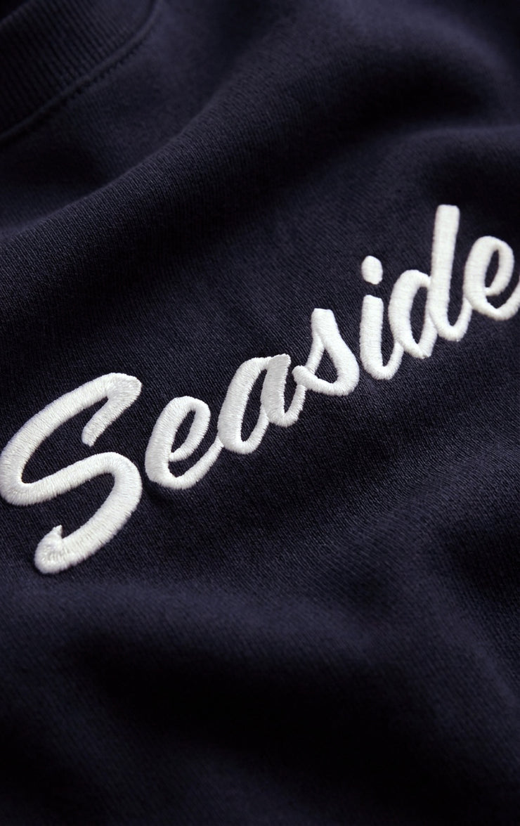 Tops Seaside Boyfriend Fleece Sweatshirt Eclipse