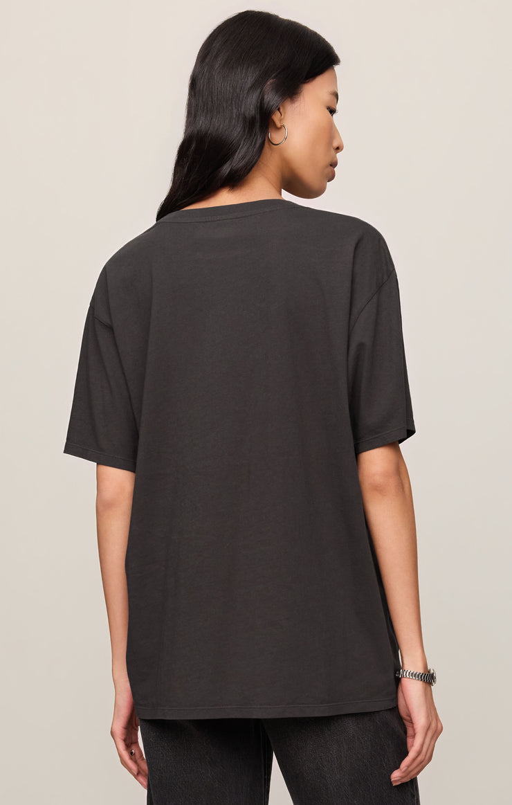 Tops Wishes City Boyfriend Tee Black Sand