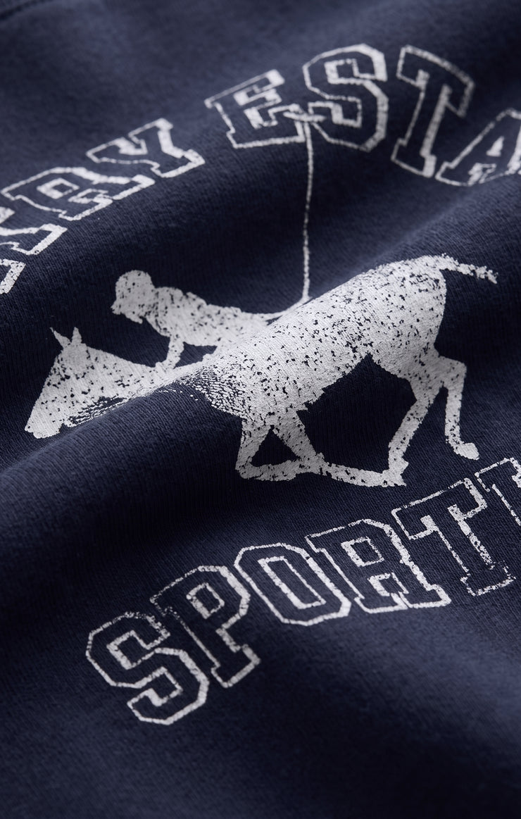 Tops Estate Boyfriend Graphic Sweatshirt Oxford Blue