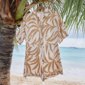 TopsAnnecy Embroidered Linen Tank Summer '25 Collection