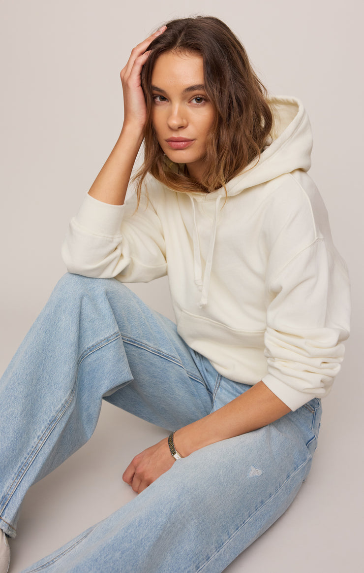 Tops Camila Cotton Hoodie Sea Salt