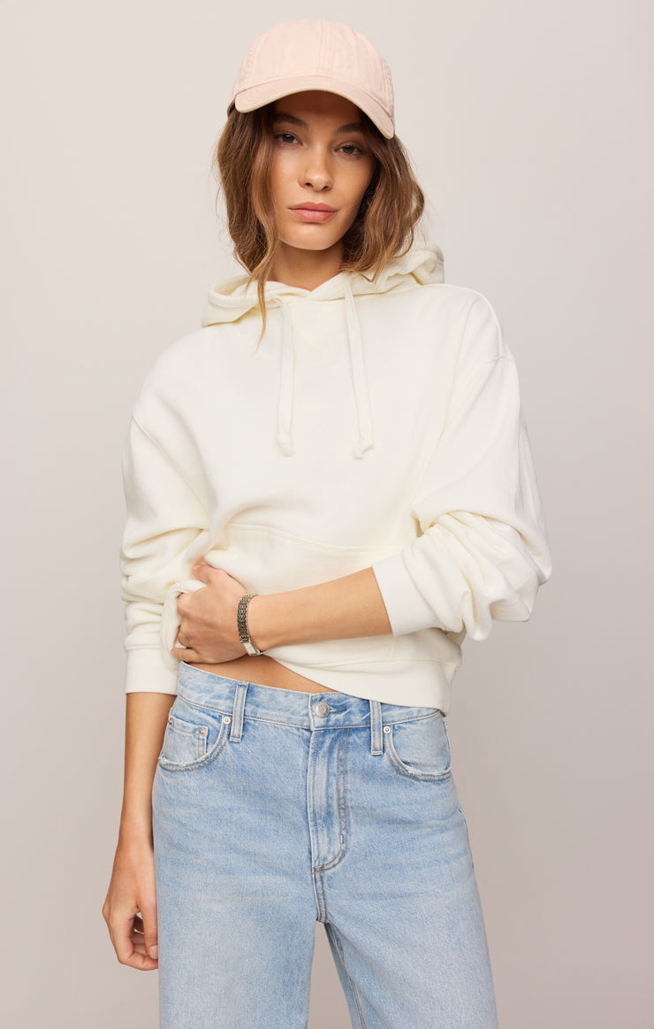 Tops Camila Cotton Hoodie Sea Salt