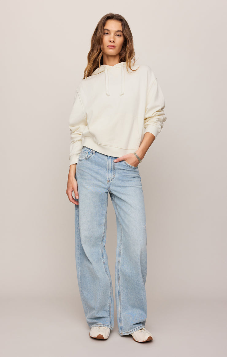 Tops Camila Cotton Hoodie Sea Salt
