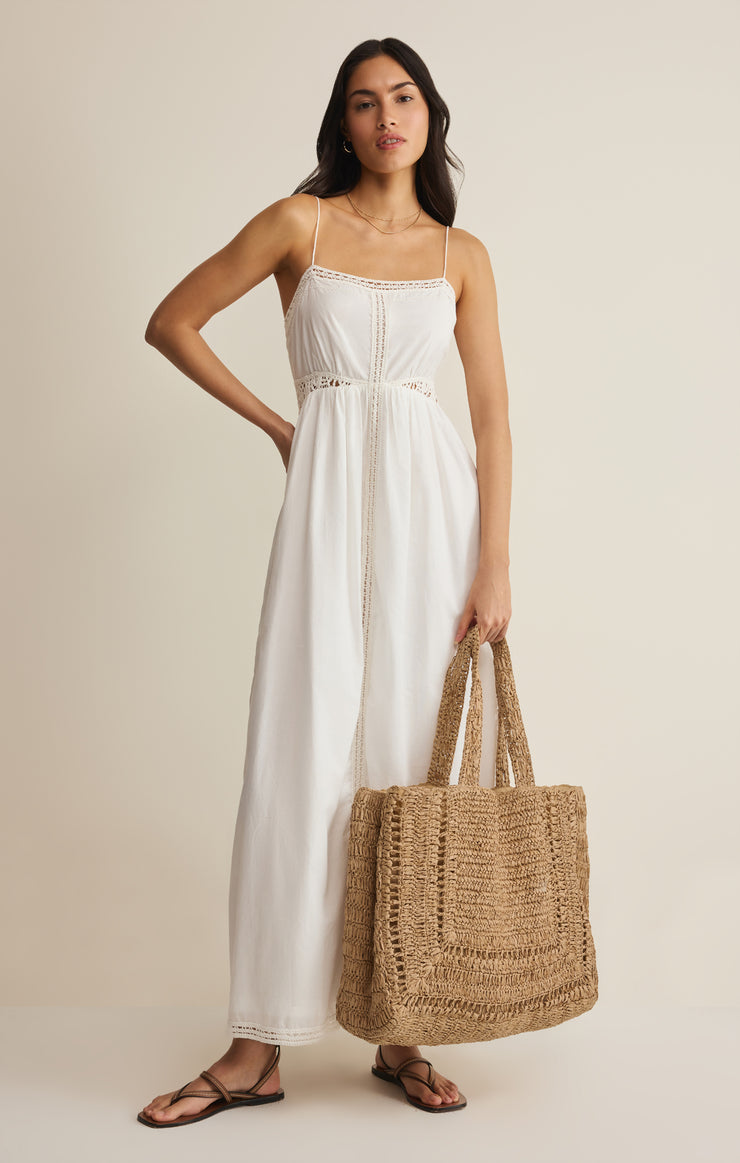 Accessories Hideaway Raffia Tote Natural