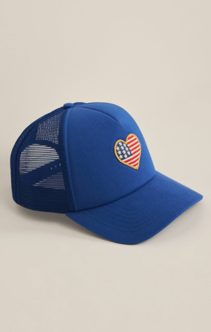 Heart Flag trucker Hat