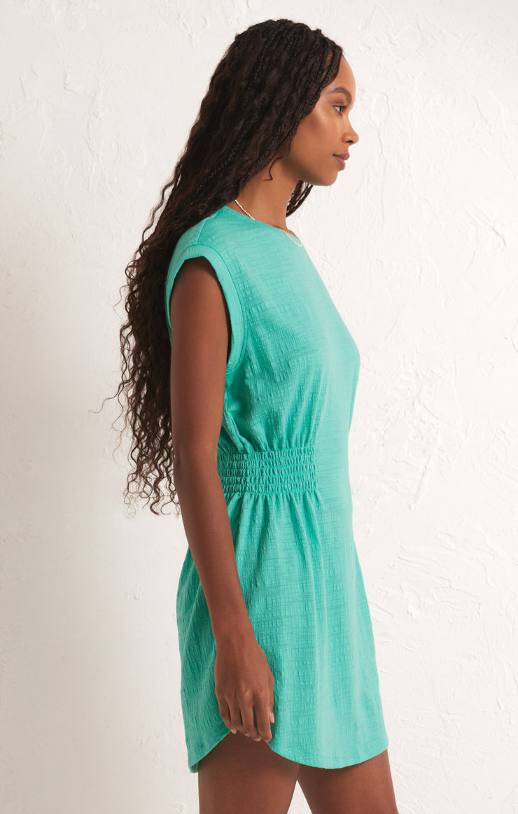 Dresses Rowan Textured Mini Dress Cabana Green