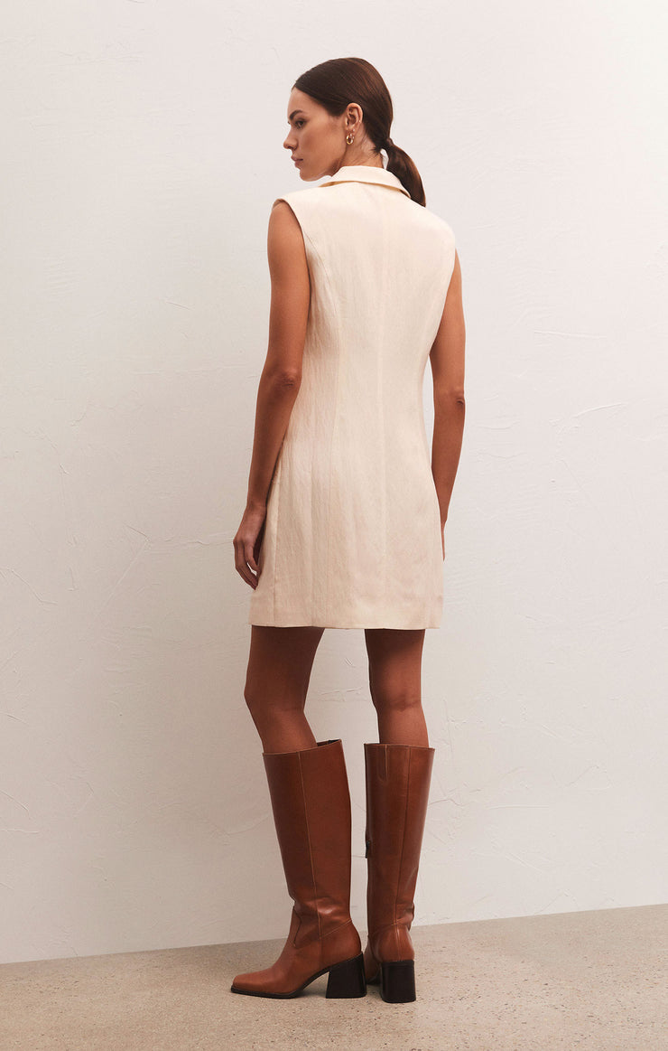Dresses Joanne Blazer Mini Dress Sandstone