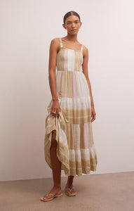 DressesKyara Striped Smocked Maxi Dress Multi