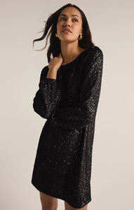 DressesAndromeda Sequin Mini Dress Black