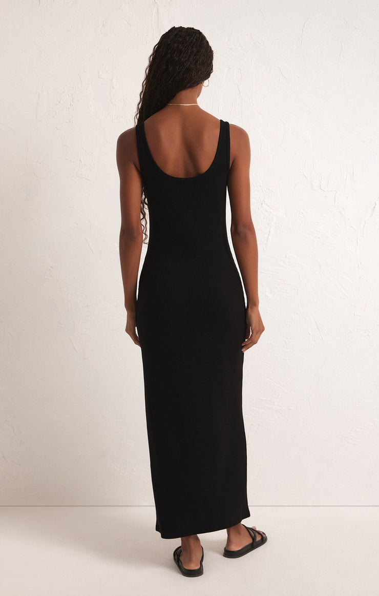 Dresses Viviana Rib Maxi Dress Black