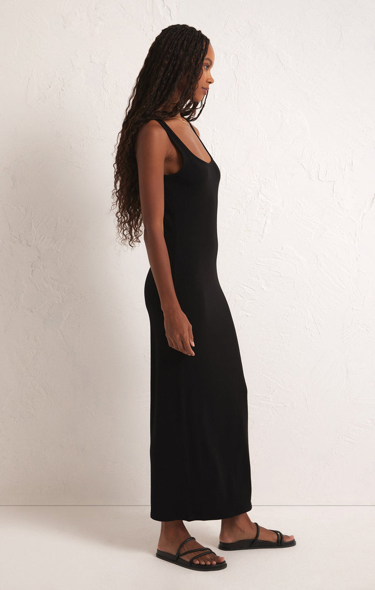 Dresses Viviana Rib Maxi Dress Black