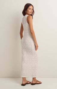 DressesMallorca Crochet Midi Dress White