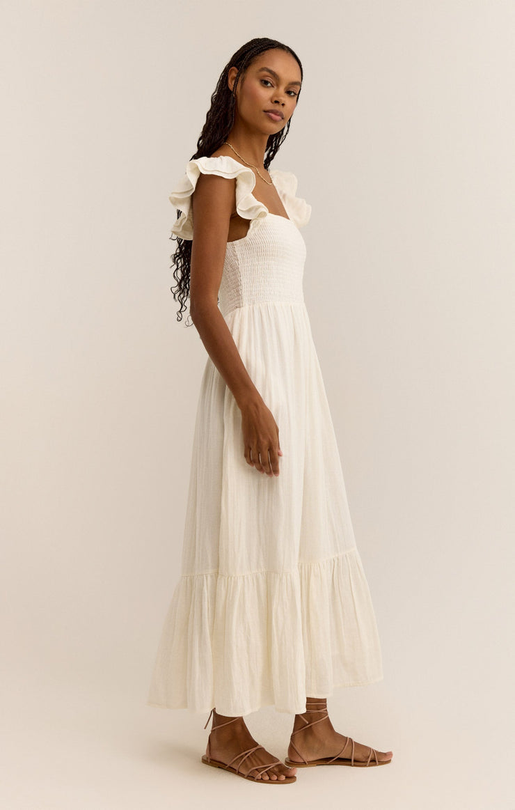 Dresses Calypso Gauze Maxi Dress Off White