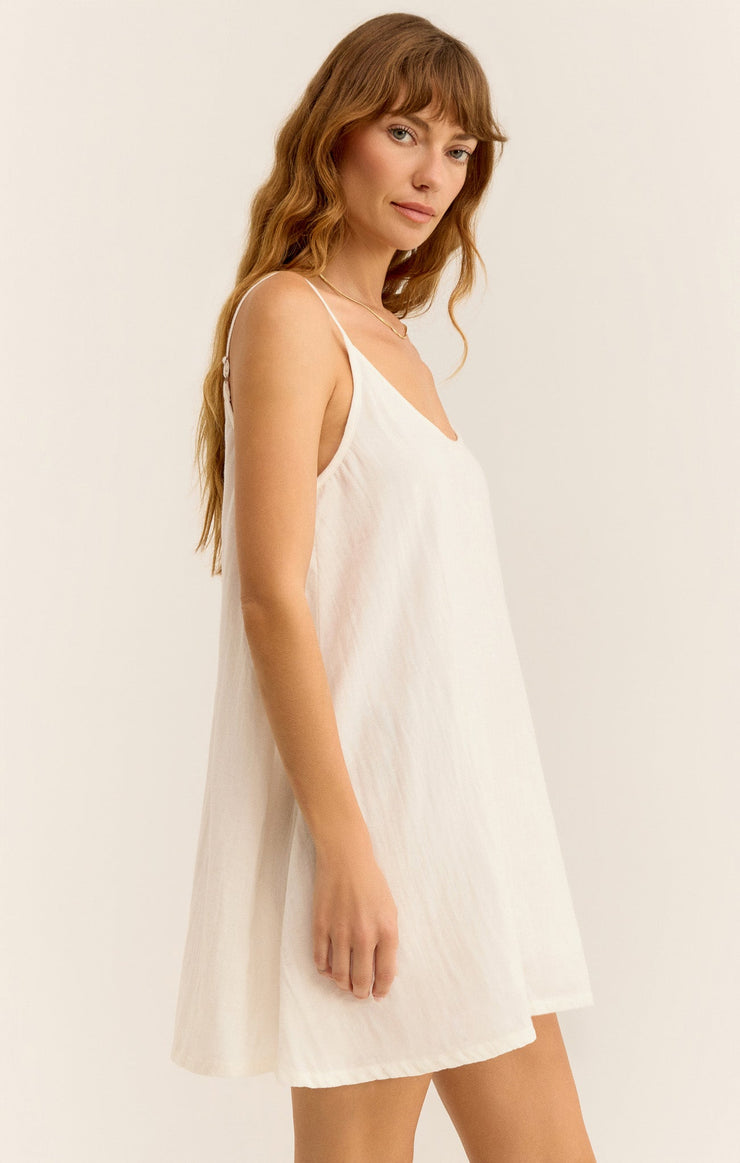 Dresses Shana Gauze Mini Dress Off White