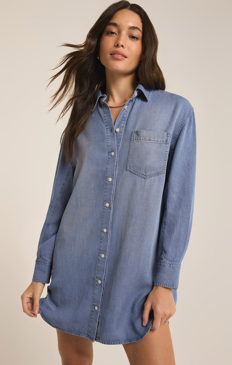 Chambray denim dresses hotsell