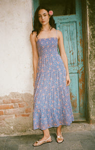 DressesBalos Lima Floral Maxi Dress Blue River