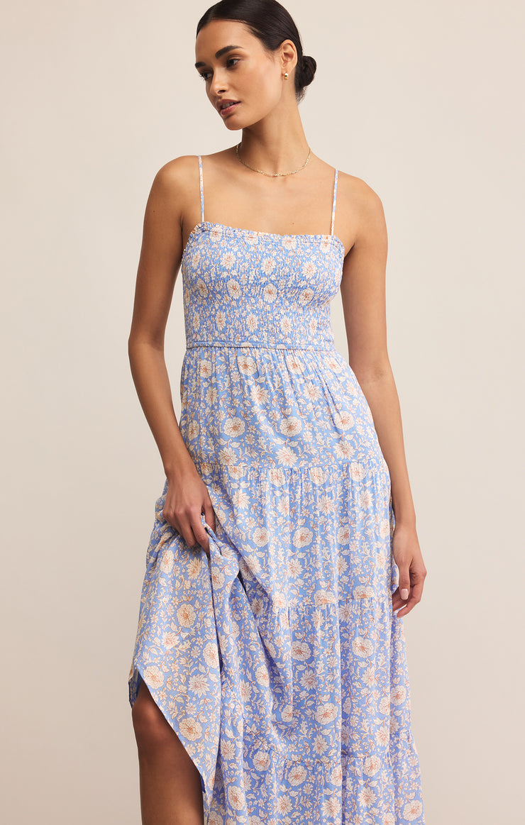 Dresses Balos Lima Floral Maxi Dress Blue River