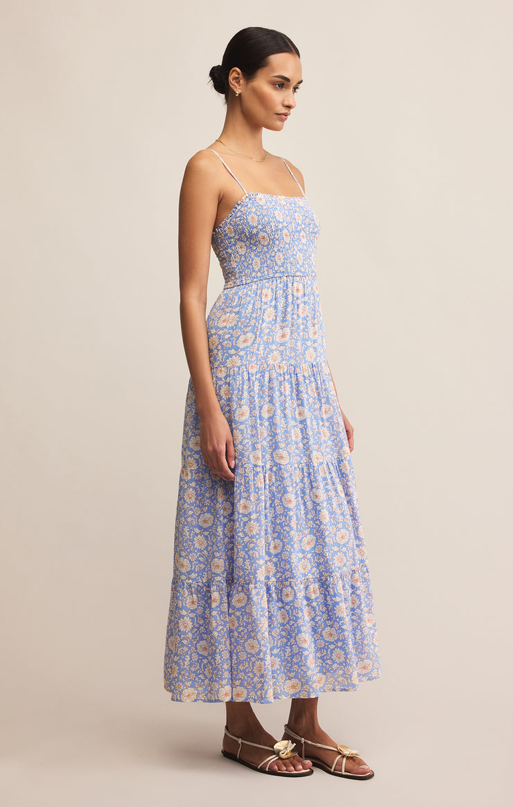 Dresses Balos Lima Floral Maxi Dress Blue River