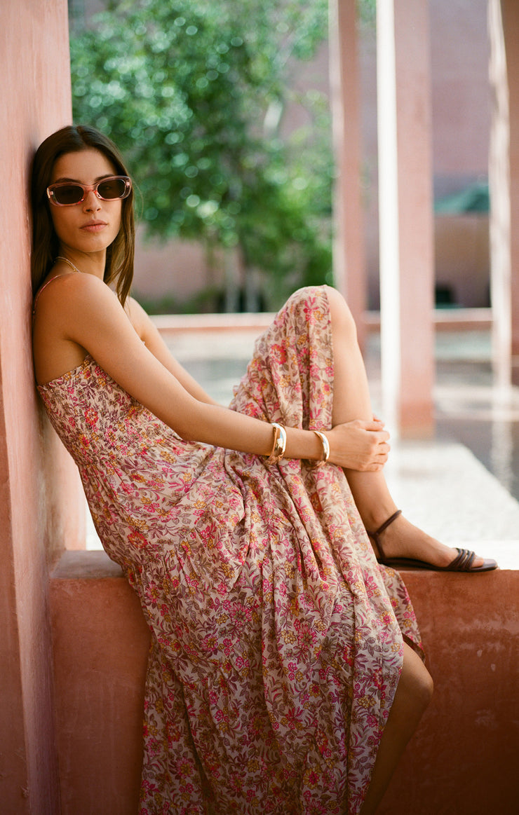 Dresses Balos Lima Floral Maxi Dress Cactus Flower