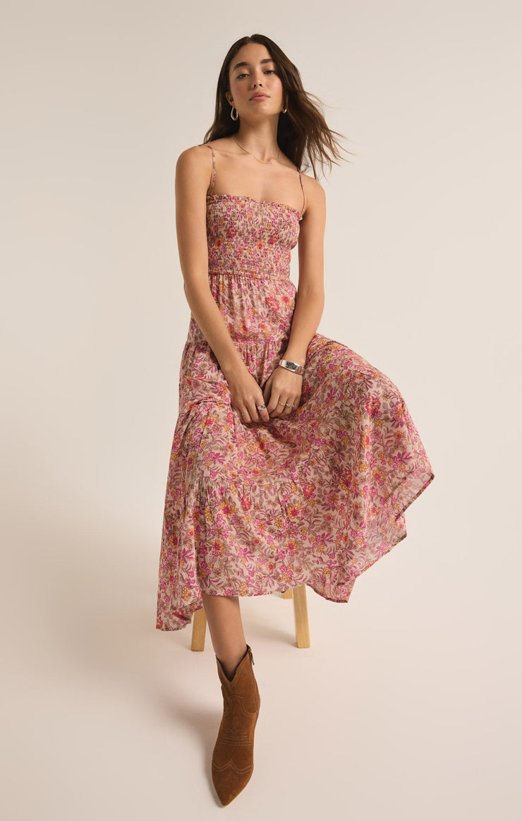 Dresses Balos Lima Floral Maxi Dress Cactus Flower