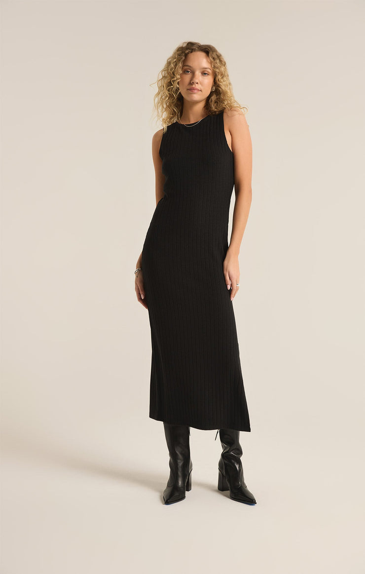 Dresses Raewyn Rib Midi Dress Black