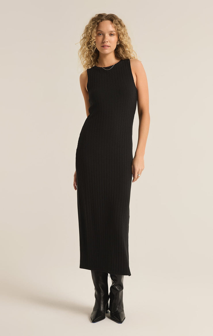 Dresses Raewyn Rib Midi Dress Black