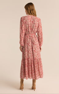 DressesDella Floral Maxi Dress Crimson Crush