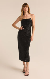 DressesPaulina Sequin Midi Dress Black