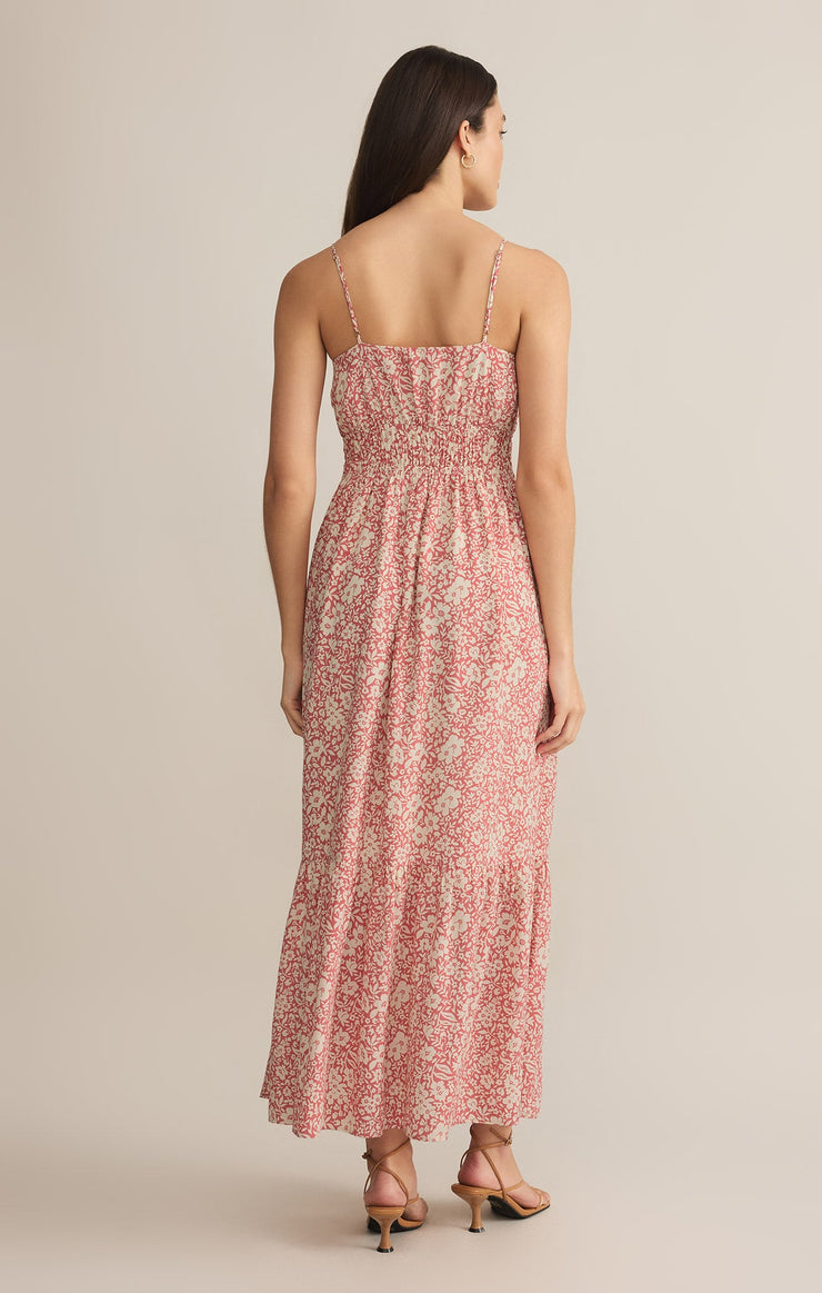 Dresses Toluca Ynez Floral Maxi Dress Dusty Rose