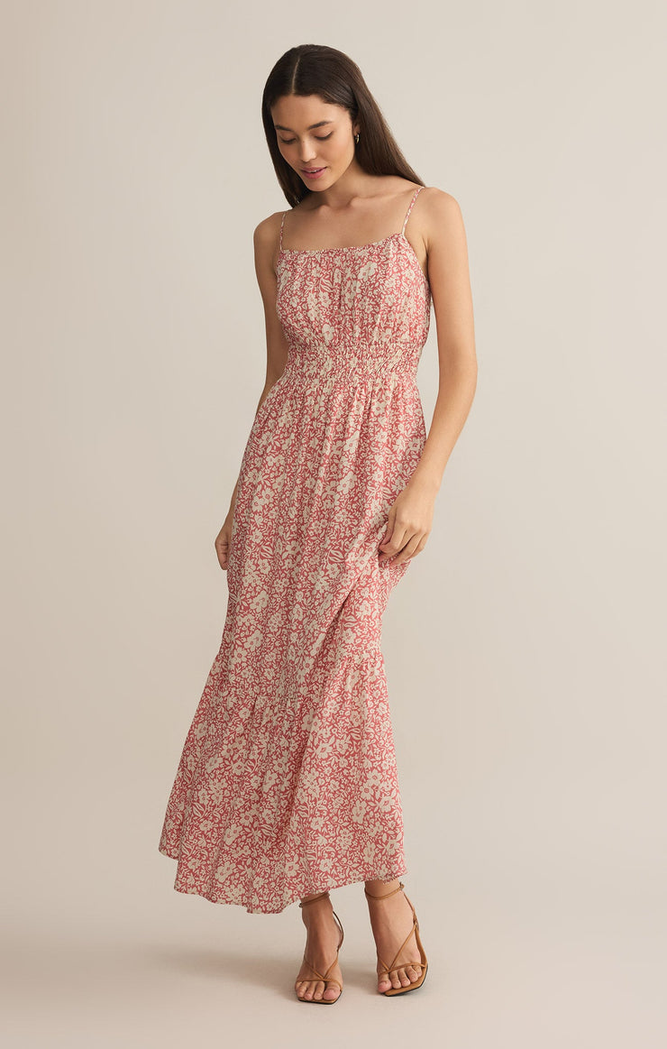 Dresses Toluca Ynez Floral Maxi Dress Dusty Rose