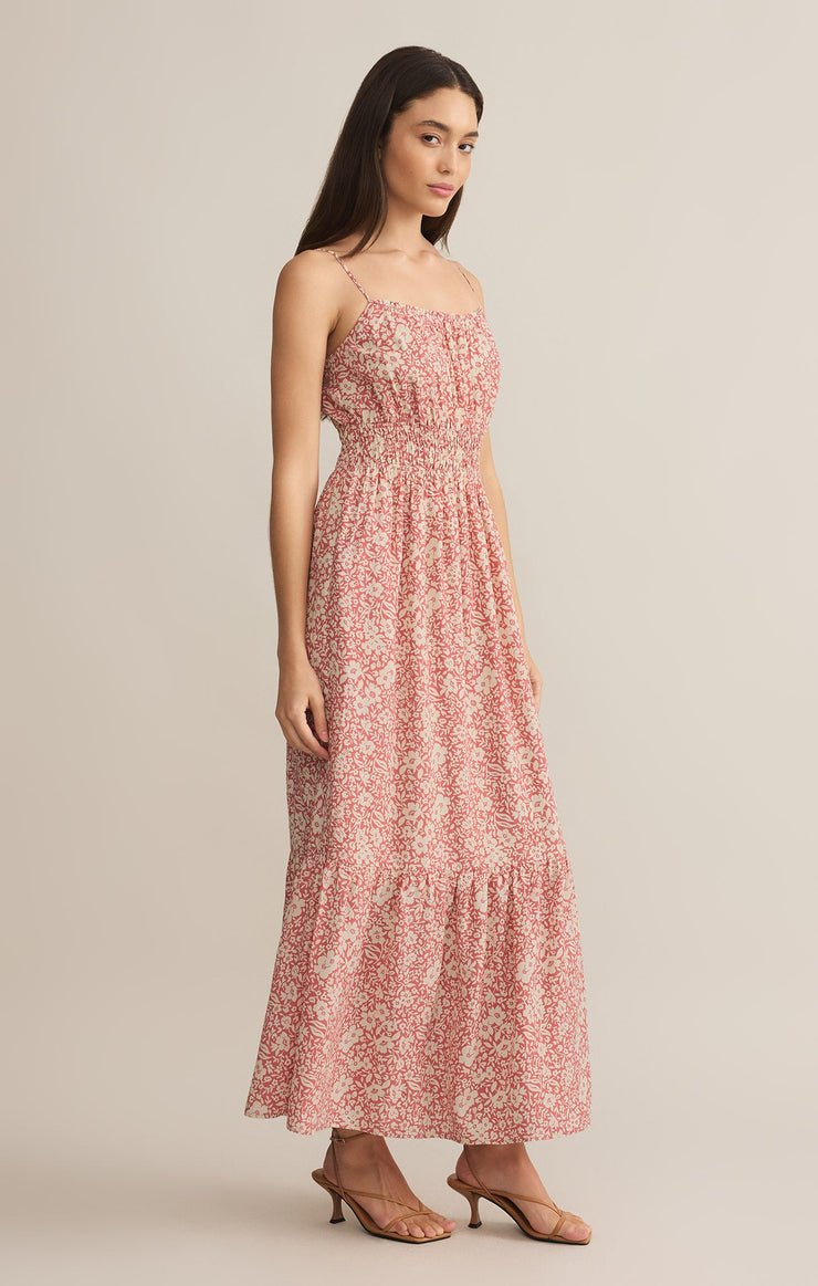 Dresses Toluca Ynez Floral Maxi Dress Dusty Rose