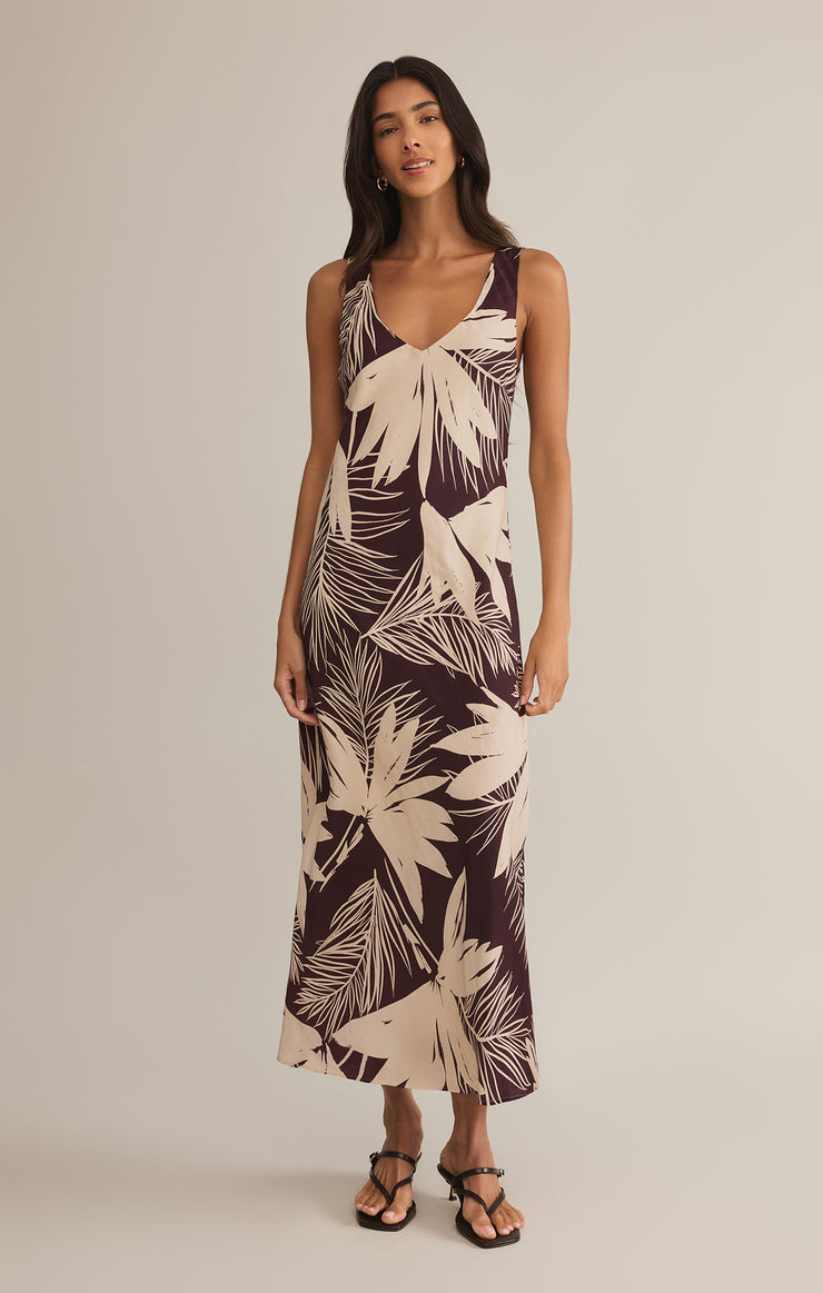 Dresses Hana Palmera Maxi Dress Lava Rock