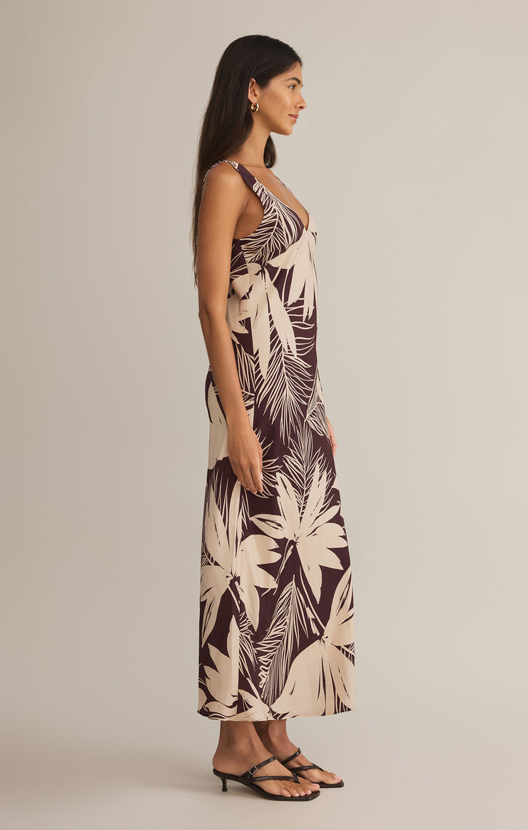 Dresses Hana Palmera Maxi Dress Lava Rock