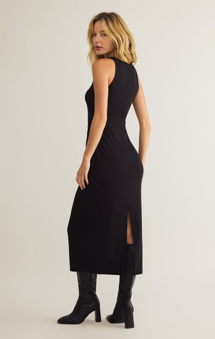 Dresses Adison Rib Midi Dress Black