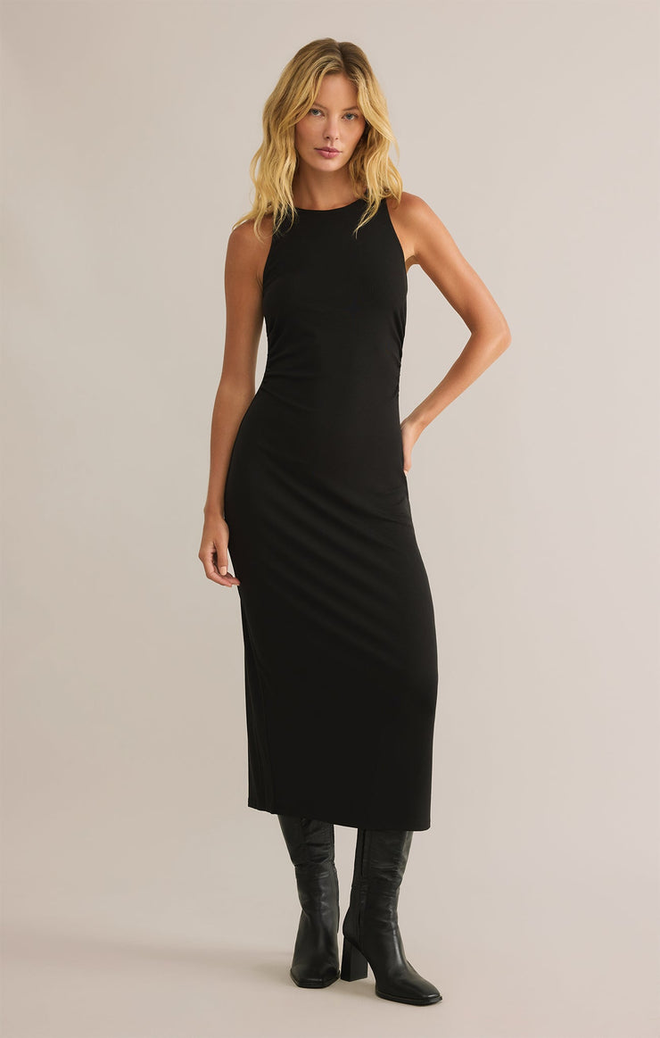 Dresses Adison Rib Midi Dress Black