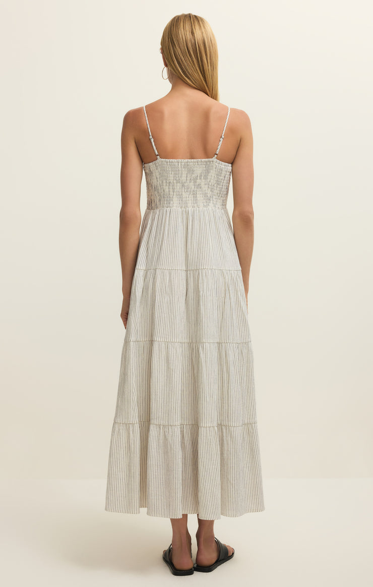 Dresses Balos Striped Gauze Maxi Dress Natural