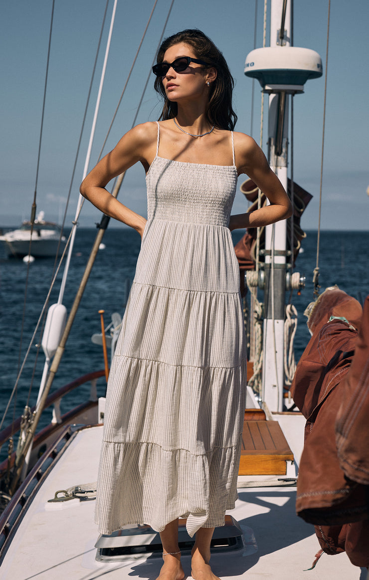 Dresses Balos Striped Maxi Dress Natural