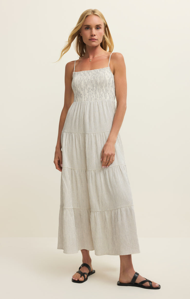 Dresses Balos Striped Gauze Maxi Dress Natural