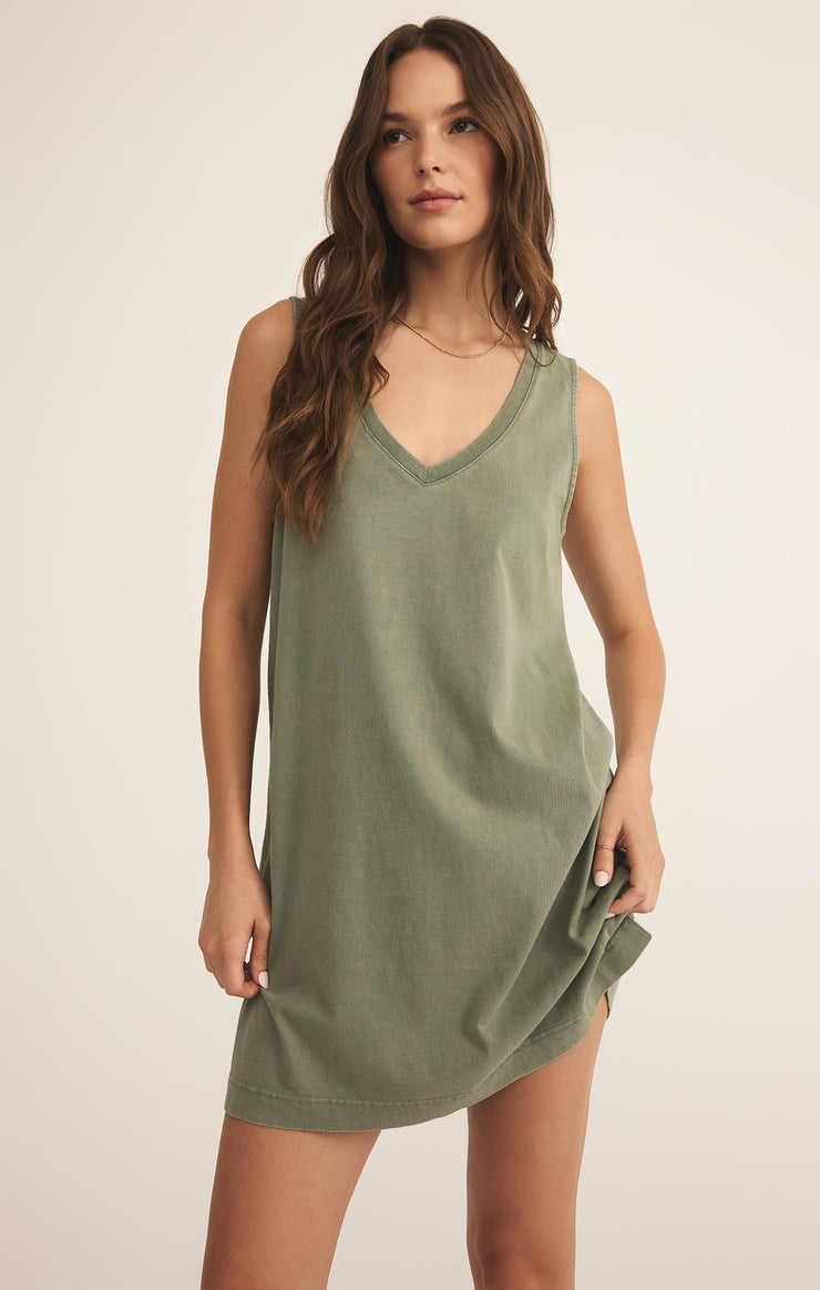 Dresses Sloane V-Neck Mini Dress Avocado