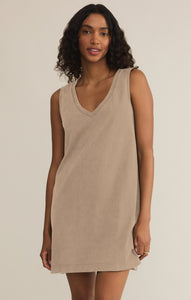 DressesSloane V-Neck Mini Dress Pebble Moon