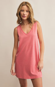 DressesSloane V-Neck Mini Dress Sunset Pink