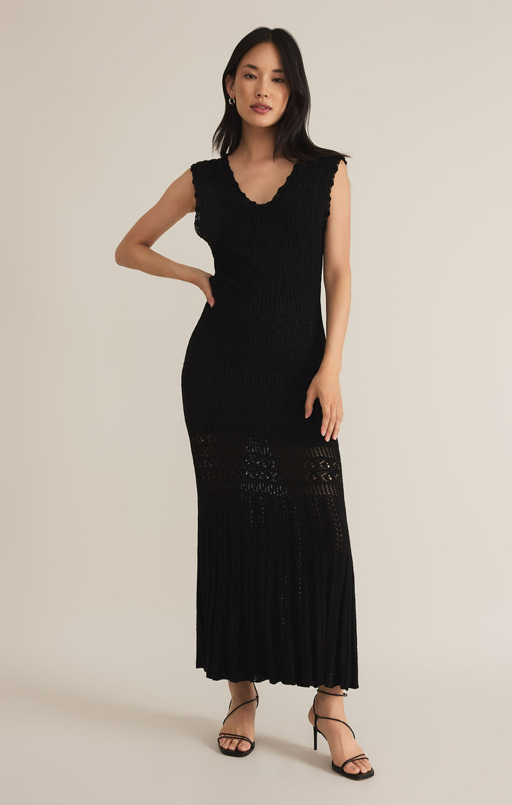 Dresses Marsella Crochet Midi Dress Black