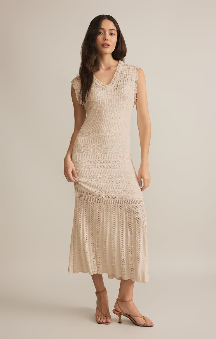 Dresses Marsella Crochet Midi Dress Sea Salt