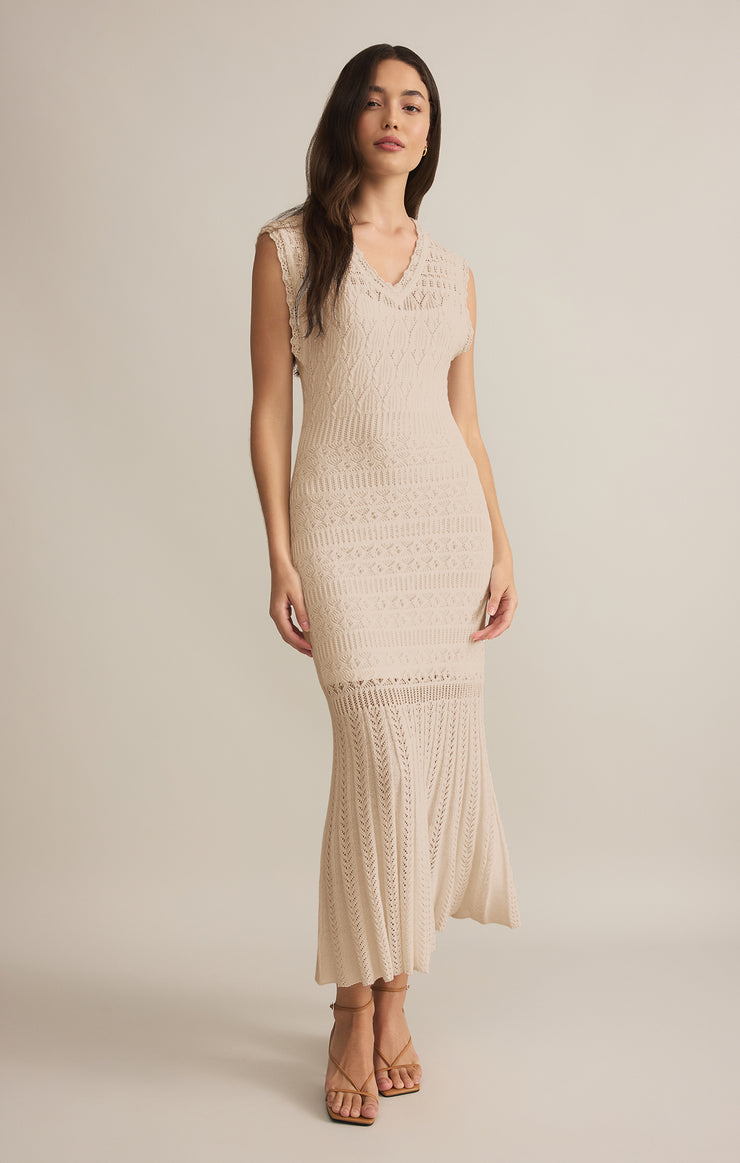 Dresses Marsella Crochet Midi Dress Sea Salt