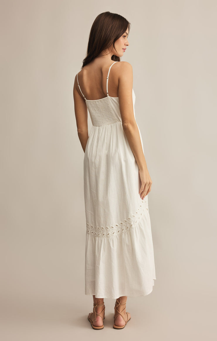 Citadelle Embroidered Linen Maxi Dress