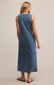 DressesCoastline Jersey Denim Dress Vintage Indigo