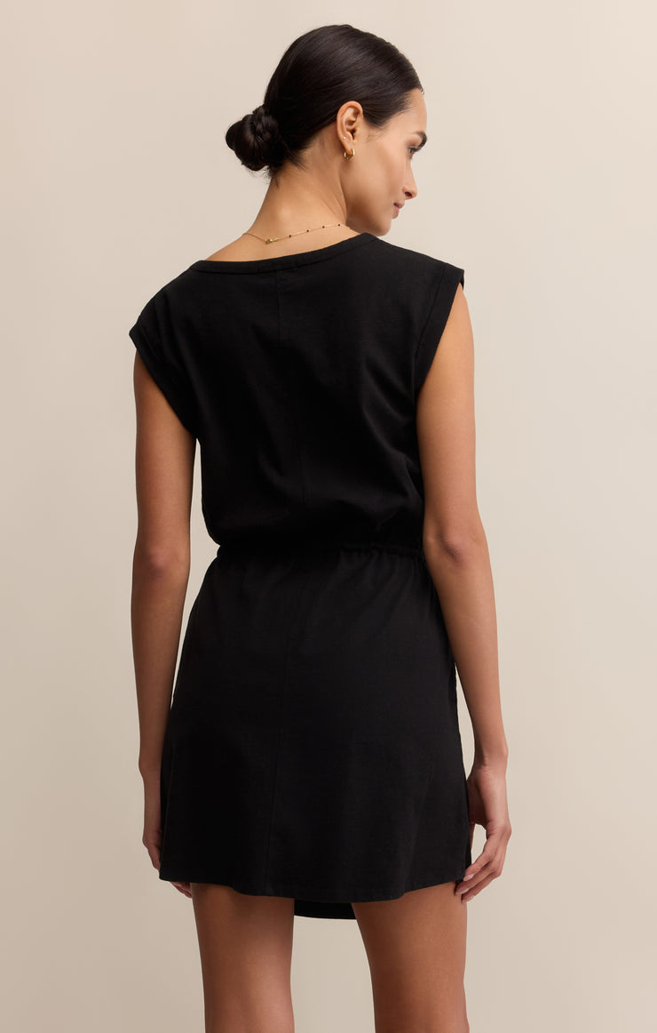 Dresses Dayshift Cotton Mini Dress True Black