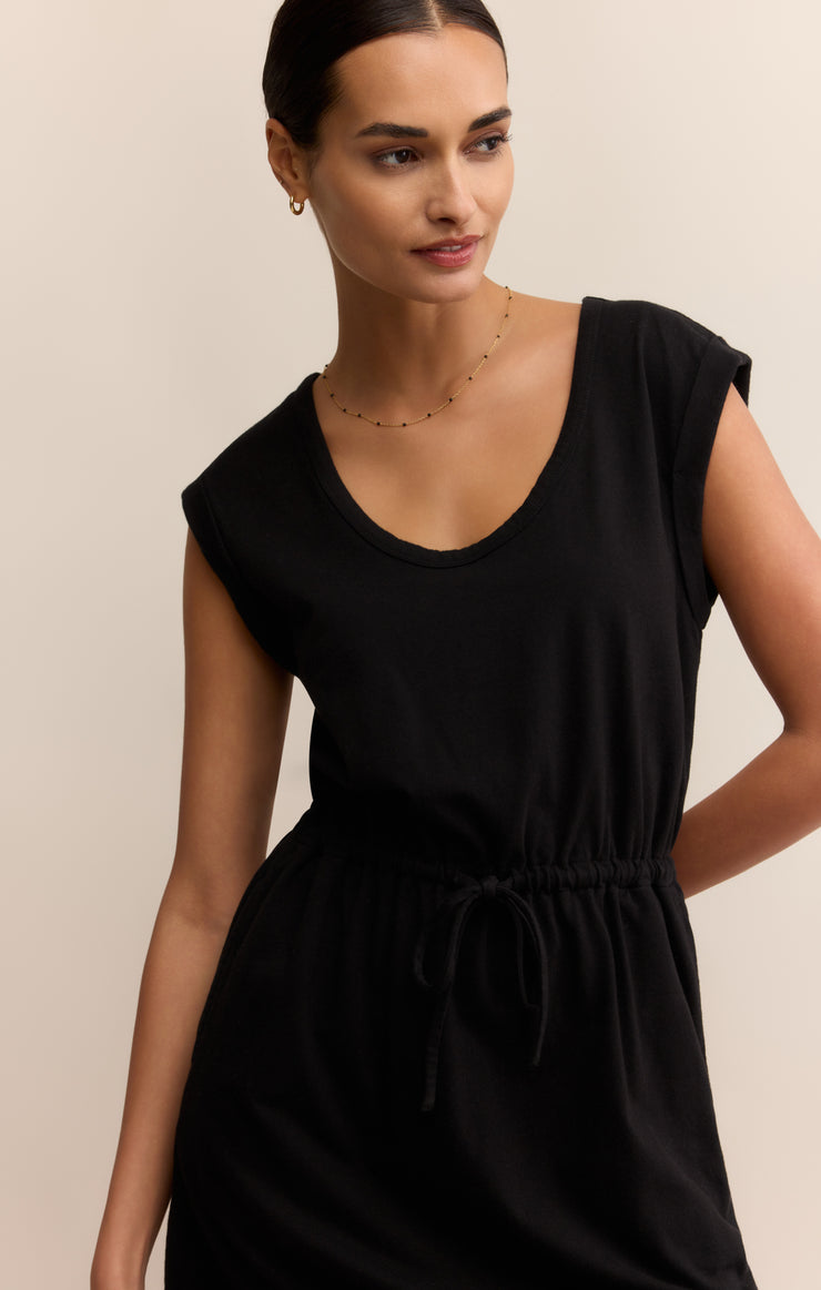 Dresses Dayshift Cotton Mini Dress True Black