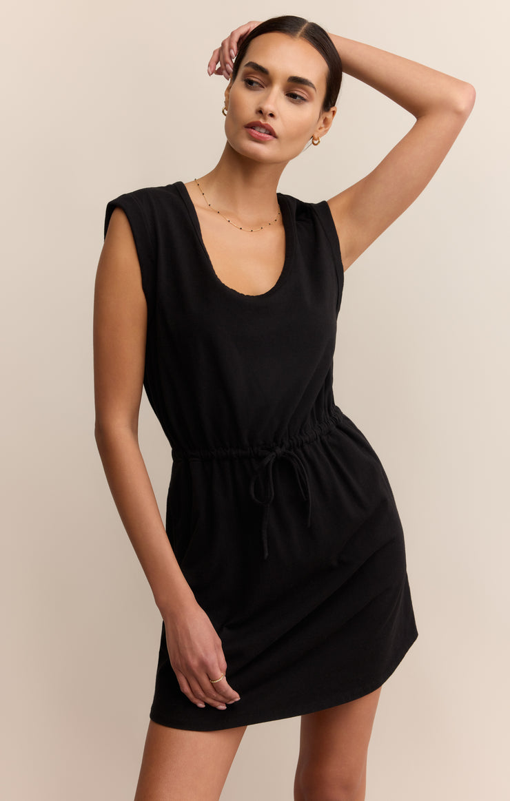 Dresses Dayshift Cotton Mini Dress True Black