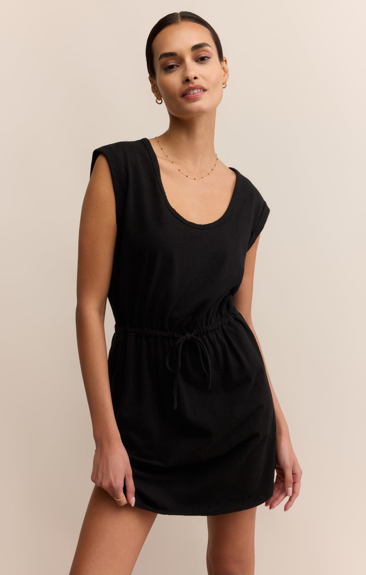 Dresses Dayshift Cotton Mini Dress True Black